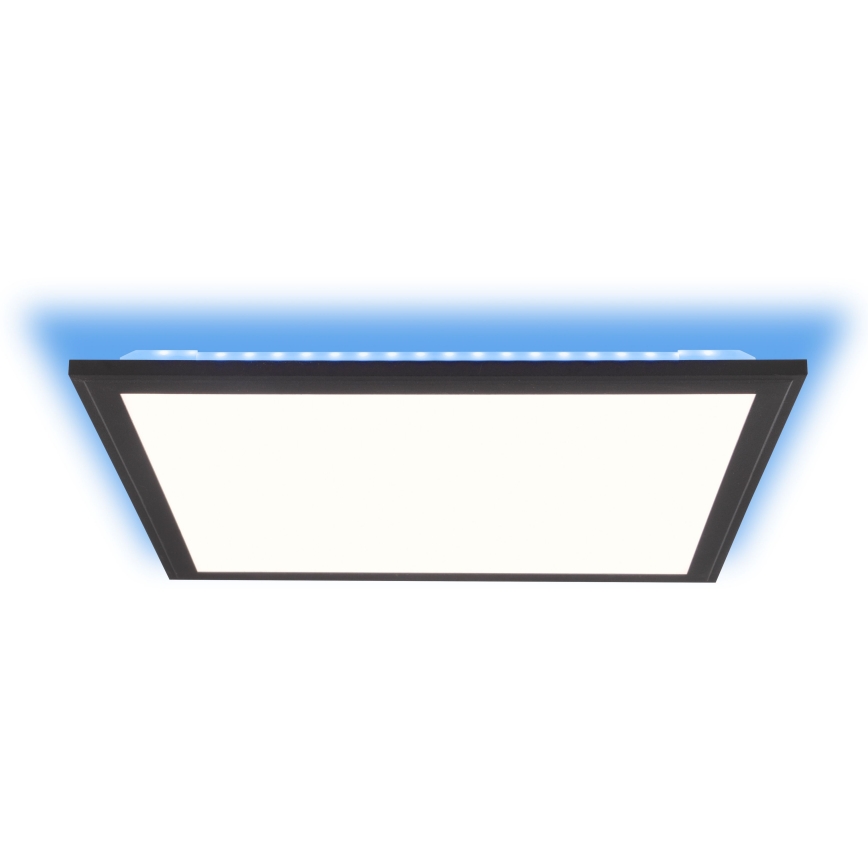 Brilliant - Стельовий RGBW-світильник з регулюванням яскравості ALLIE LED/24W/230V 2700-6500K чорний + пульт дистанційного керування