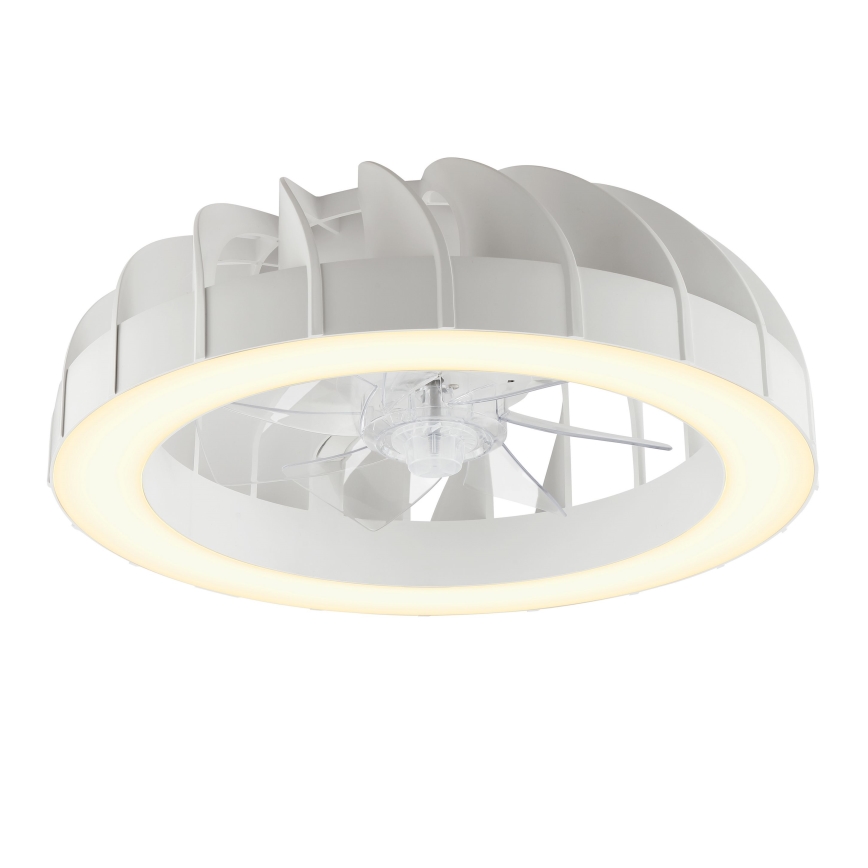 Brilliant - Світлодіодний RGBW регульований стельовий вентилятор зі світлом FANORA LED/30W/230V 2700-6500K діаметр 46 см білий + дистанційне керування