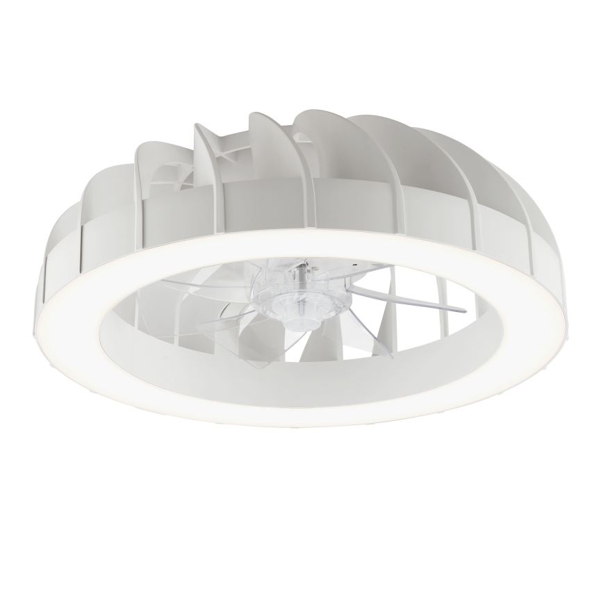 Brilliant - Світлодіодний RGBW регульований стельовий вентилятор зі світлом FANORA LED/30W/230V 2700-6500K діаметр 46 см білий + дистанційне керування