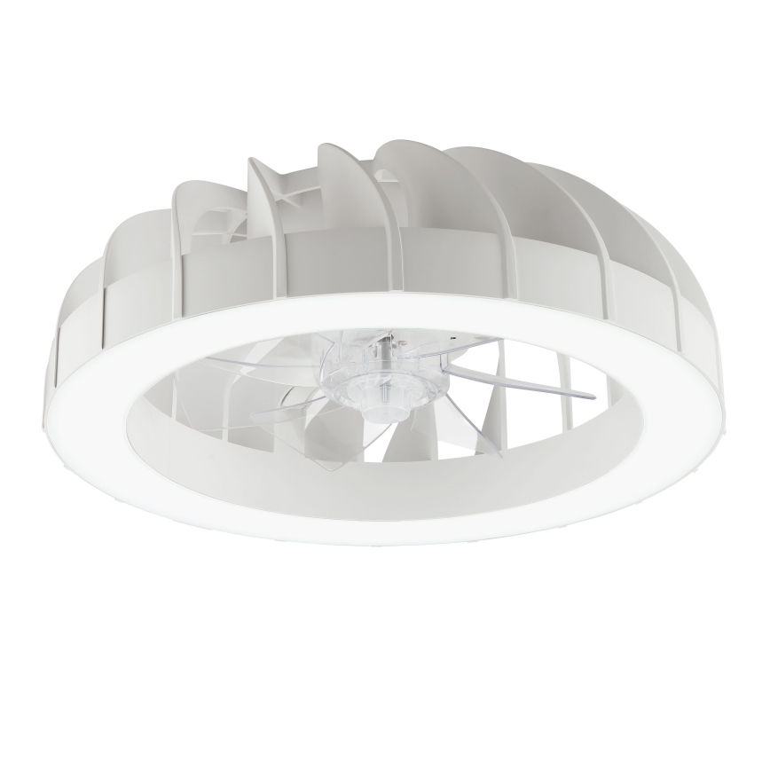 Brilliant - Світлодіодний RGBW регульований стельовий вентилятор зі світлом FANORA LED/30W/230V 2700-6500K діаметр 46 см білий + дистанційне керування