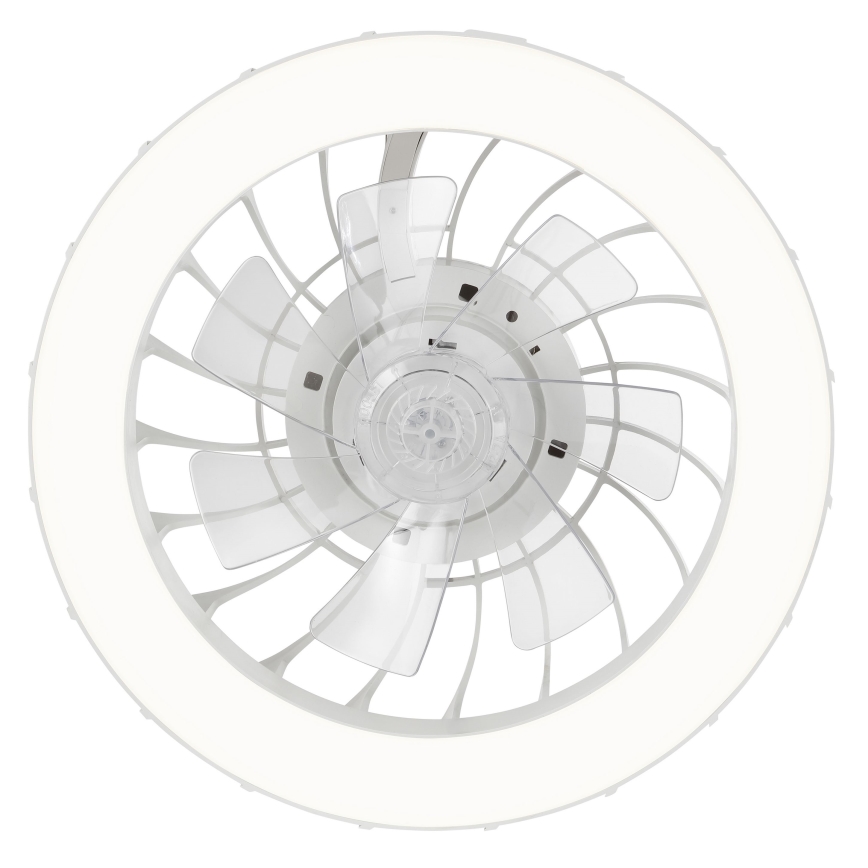 Brilliant - Світлодіодний RGBW регульований стельовий вентилятор зі світлом FANORA LED/30W/230V 2700-6500K діаметр 46 см білий + дистанційне керування