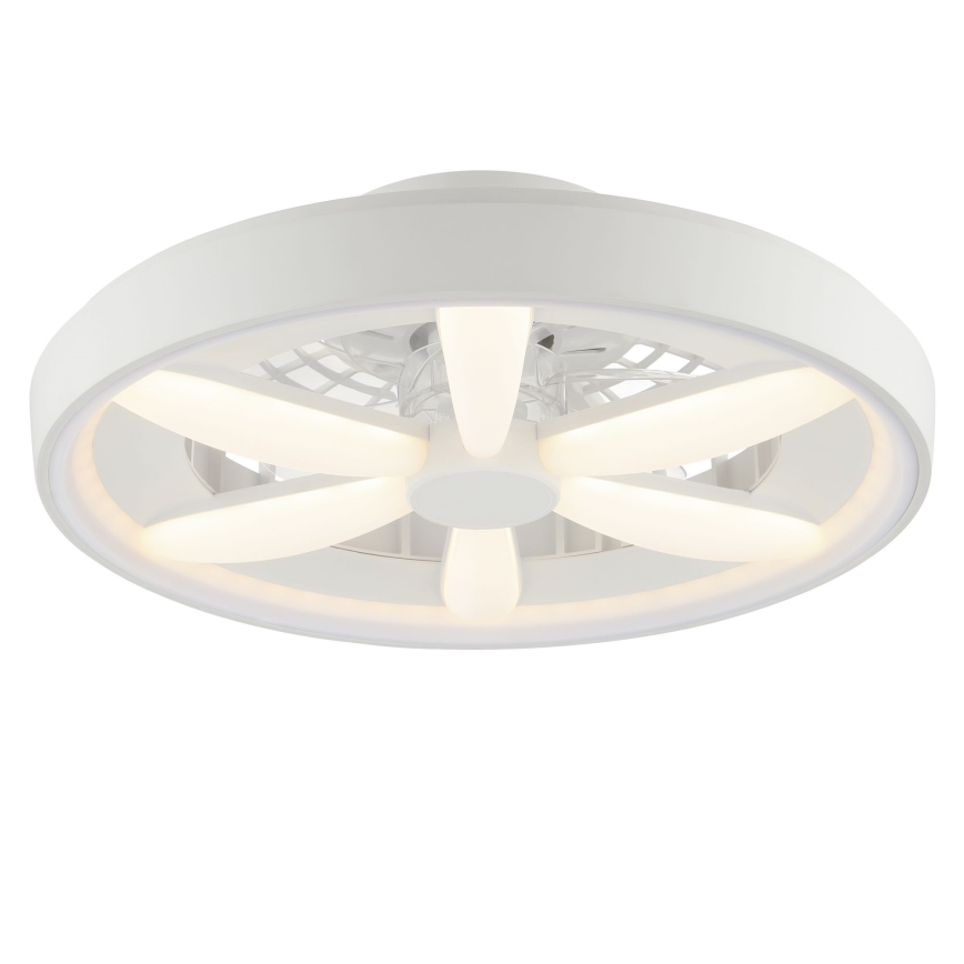 Brilliant - LED RGBW Стельовий вентилятор з регулюванням яскравості зі світлом GAIANO LED/48W/230V 2700-6500K білий + пульт дистанційного керування