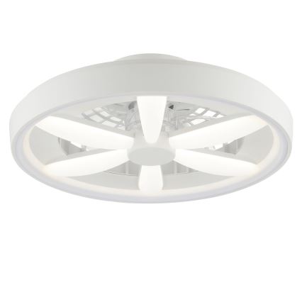 Brilliant - LED RGBW Стельовий вентилятор з регулюванням яскравості зі світлом GAIANO LED/48W/230V 2700-6500K білий + пульт дистанційного керування