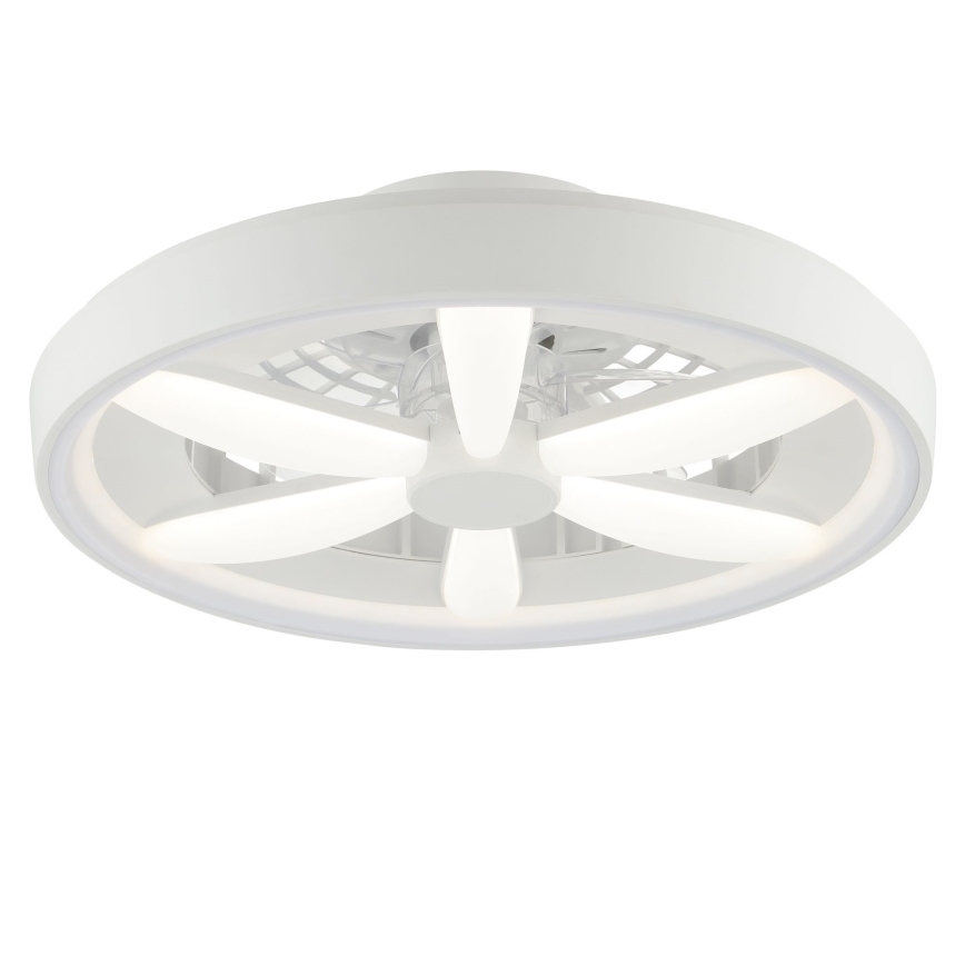 Brilliant - LED RGBW Стельовий вентилятор з регулюванням яскравості зі світлом GAIANO LED/48W/230V 2700-6500K білий + пульт дистанційного керування