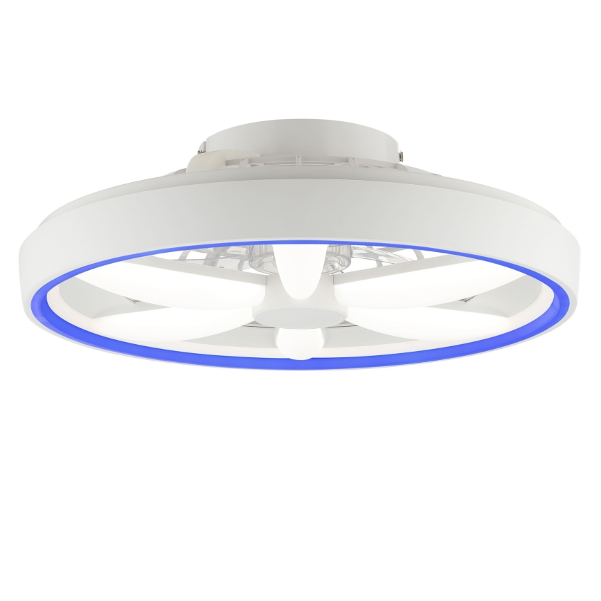 Brilliant - LED RGBW Стельовий вентилятор з регулюванням яскравості зі світлом GAIANO LED/48W/230V 2700-6500K білий + пульт дистанційного керування