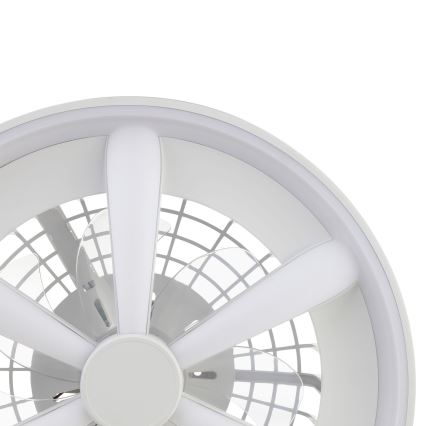 Brilliant - LED RGBW Стельовий вентилятор з регулюванням яскравості зі світлом GAIANO LED/48W/230V 2700-6500K білий + пульт дистанційного керування