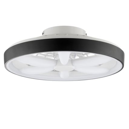 Brilliant - LED RGBW Стельовий вентилятор з регулюванням яскравості зі світлом GAIANO LED/48W/230V 2700-6500K чорний + пульт дистанційного керування