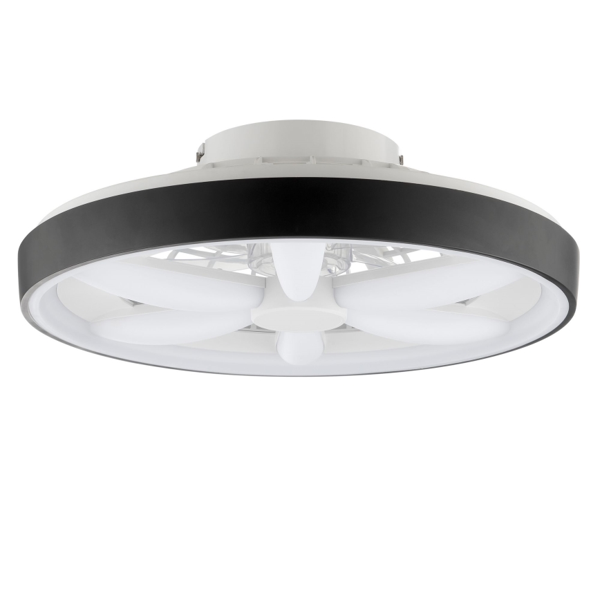 Brilliant - LED RGBW Стельовий вентилятор з регулюванням яскравості зі світлом GAIANO LED/48W/230V 2700-6500K чорний + пульт дистанційного керування