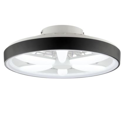 Brilliant - LED RGBW Стельовий вентилятор з регулюванням яскравості зі світлом GAIANO LED/48W/230V 2700-6500K чорний + пульт дистанційного керування