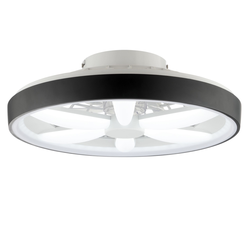 Brilliant - LED RGBW Стельовий вентилятор з регулюванням яскравості зі світлом GAIANO LED/48W/230V 2700-6500K чорний + пульт дистанційного керування