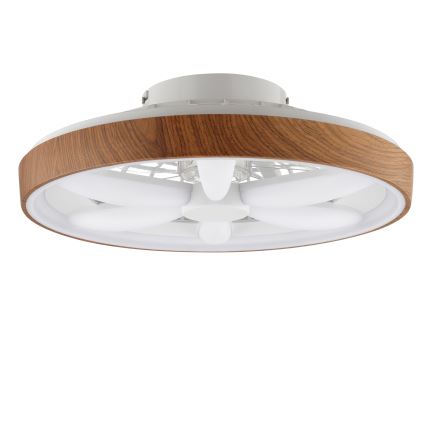 Brilliant - LED RGBW Стельовий вентилятор з регулюванням яскравості GAIANO LED/24W/230V 2700-6500K діаметр 48 см коричневий + пульт дистанційного керування