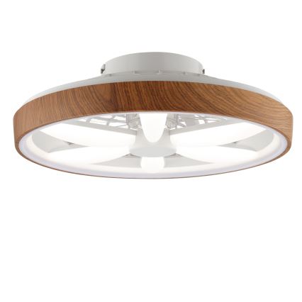 Brilliant - LED RGBW Стельовий вентилятор з регулюванням яскравості GAIANO LED/24W/230V 2700-6500K діаметр 48 см коричневий + пульт дистанційного керування