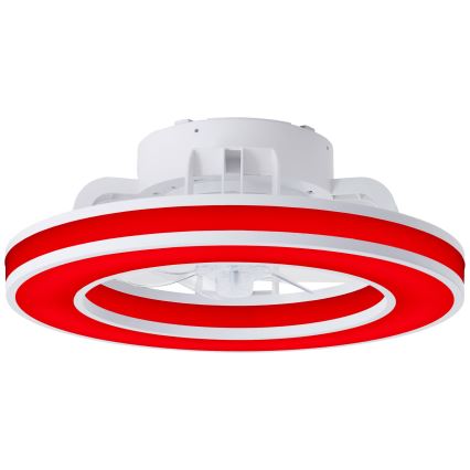 Brilliant - LED RGBW Стельовий вентилятор з регулюванням яскравості MONDELLO LED/26W/230V 2700-6500K діаметр 41,5 см білий + пульт дистанційного керування