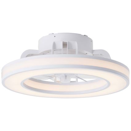 Brilliant - LED RGBW Стельовий вентилятор з регулюванням яскравості MONDELLO LED/26W/230V 2700-6500K діаметр 41,5 см білий + пульт дистанційного керування