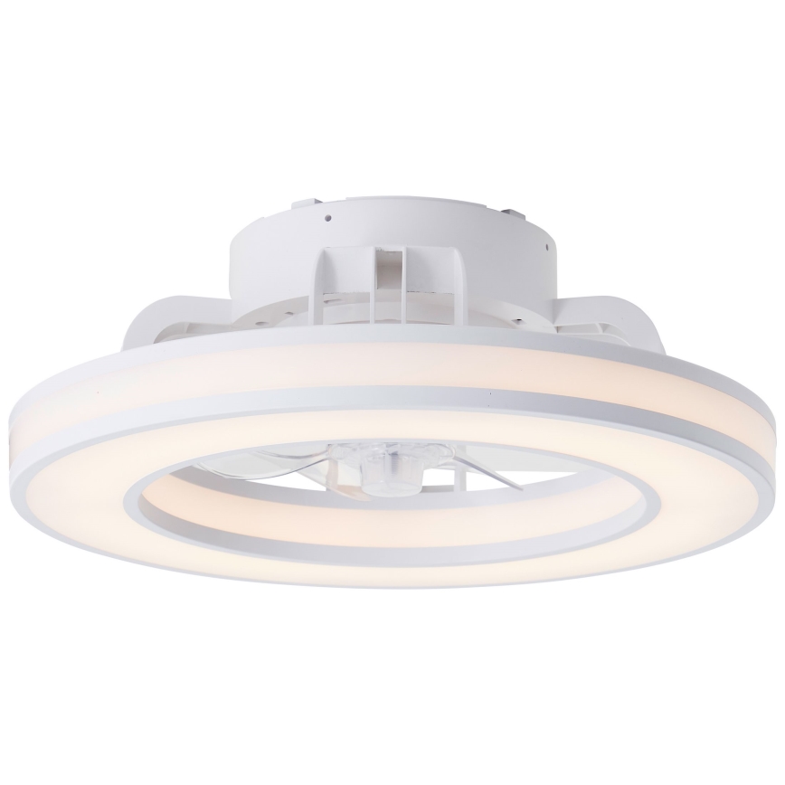 Brilliant - LED RGBW Стельовий вентилятор з регулюванням яскравості MONDELLO LED/26W/230V 2700-6500K діаметр 41,5 см білий + пульт дистанційного керування