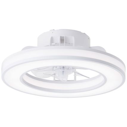 Brilliant - LED RGBW Стельовий вентилятор з регулюванням яскравості MONDELLO LED/26W/230V 2700-6500K діаметр 41,5 см білий + пульт дистанційного керування