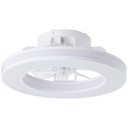 Brilliant - LED RGBW Стельовий вентилятор з регулюванням яскравості MONDELLO LED/26W/230V 2700-6500K діаметр 41,5 см білий + пульт дистанційного керування