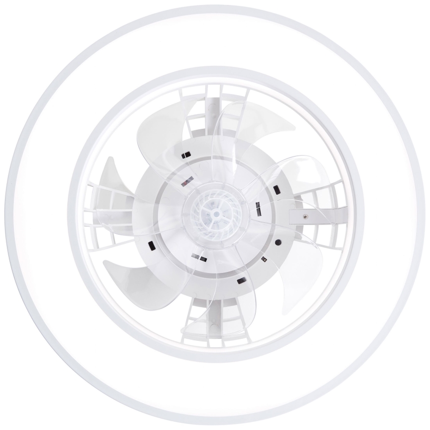 Brilliant - LED RGBW Стельовий вентилятор з регулюванням яскравості MONDELLO LED/26W/230V 2700-6500K діаметр 41,5 см білий + пульт дистанційного керування