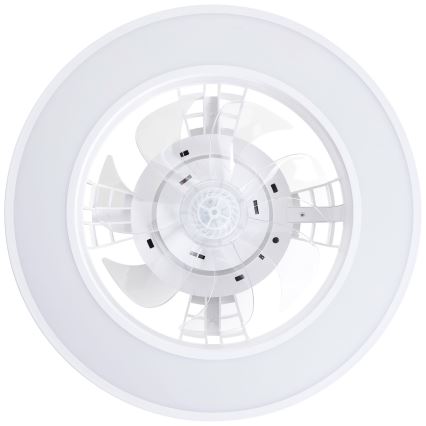 Brilliant - LED RGBW Стельовий вентилятор з регулюванням яскравості MONDELLO LED/26W/230V 2700-6500K діаметр 41,5 см білий + пульт дистанційного керування