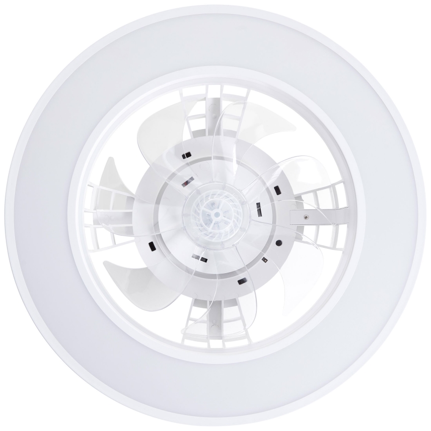 Brilliant - LED RGBW Стельовий вентилятор з регулюванням яскравості MONDELLO LED/26W/230V 2700-6500K діаметр 41,5 см білий + пульт дистанційного керування