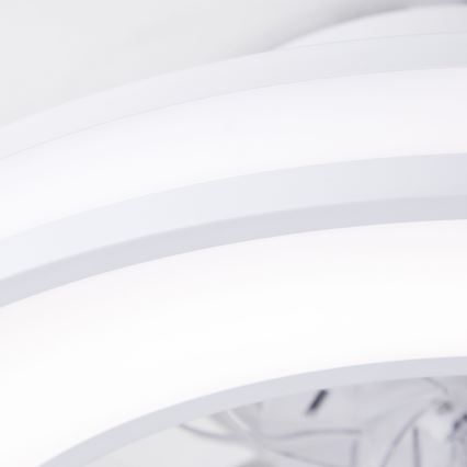 Brilliant - LED RGBW Стельовий вентилятор з регулюванням яскравості MONDELLO LED/26W/230V 2700-6500K діаметр 41,5 см білий + пульт дистанційного керування