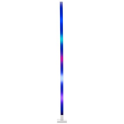 Brilliant - LED RGBW Торшер з регулюванням яскравості NEELE LED/6,5W/230V білий + пульт дистанційного керування