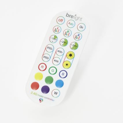Brilliant - LED RGBW Торшер з регулюванням яскравості NEELE LED/6,5W/230V білий + пульт дистанційного керування