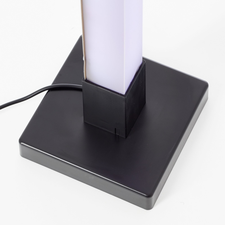 Brilliant - LED RGBW Торшер з регулюванням яскравості NEELE LED/6,5W/230V чорний + пульт дистанційного керування