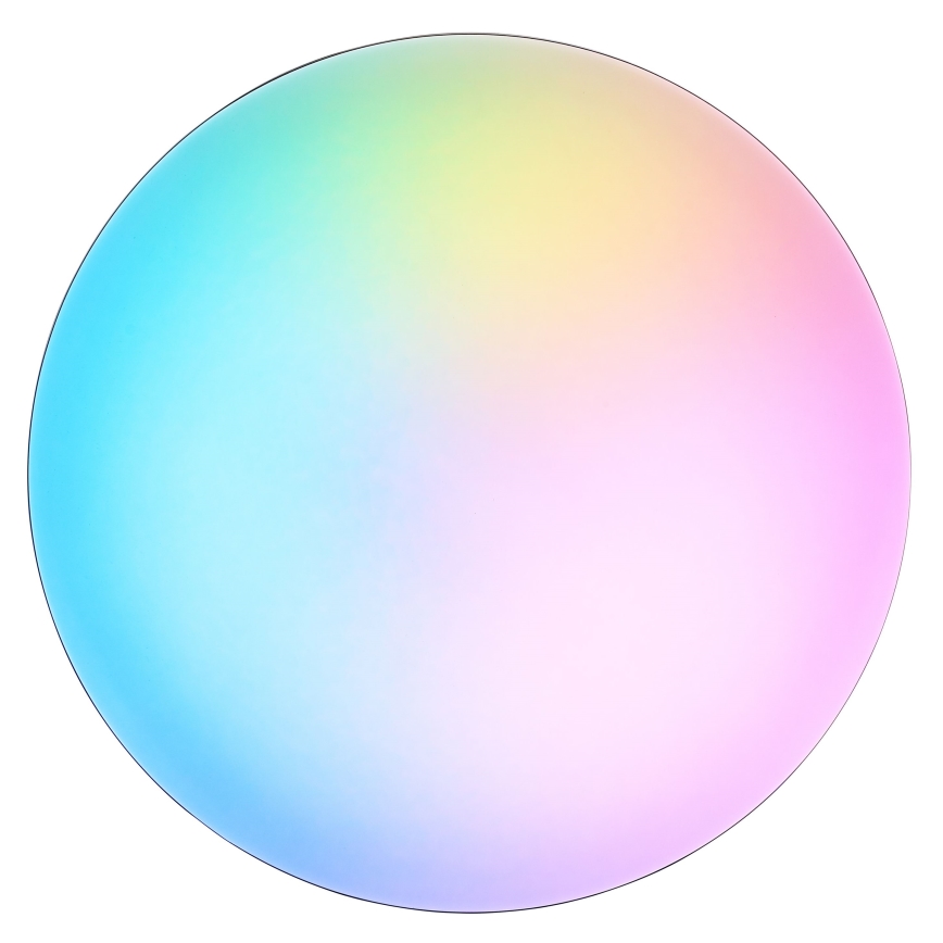 Brilliant - LED RGBW димований стельовий світильник LIVIO LED/20W/230V 3000-6500K, діаметр 38,5 см, чорний + пульт дистанційного керування