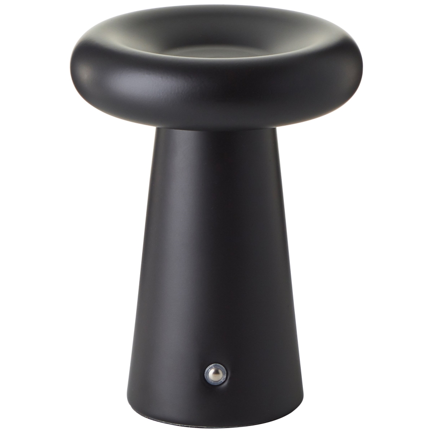 Brilliant - Світлодіодна димована сенсорна зовнішня настільна лампа MUFFIN LED/3W/5V USB 2600 mAh IP44 чорна
