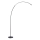 Brilliant - LED Сенсорний торшер з регулюванням яскравості BOW LED/14W/230V 3000/4000/6500K чорний