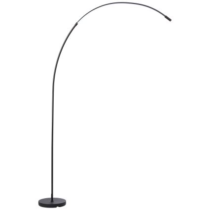 Brilliant - LED Сенсорний торшер з регулюванням яскравості BOW LED/14W/230V 3000/4000/6500K чорний