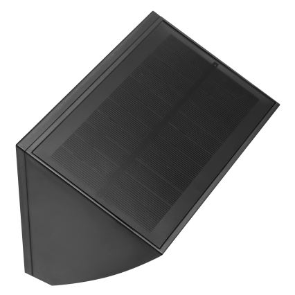 Brilliant - LED солнечный настенный светильник с датчиком SIERRA LED/6W/3,7V 2700/4000/6500K 2000 mAh IP54 черный