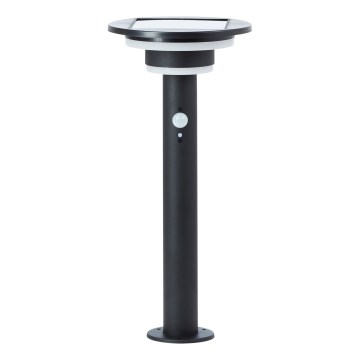 Brilliant - LED сонячна лампа з датчиком GARVINA LED/3W/3,7V 2000 mAh 45 см IP44 чорна
