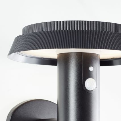 Brilliant - LED сонячний настінний світильник з датчиком ALVERO LED/4W/3,7V 2000 mAh IP44