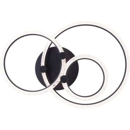 Brilliant - LED Стельовий світильник AYDIN LED/34W/230V 3000-6500K чорний з регульованою яскравістю + дистанційне керування