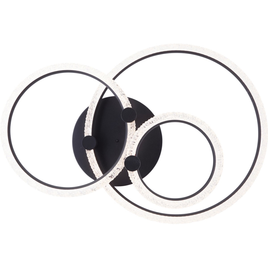 Brilliant - LED Стельовий світильник AYDIN LED/34W/230V 3000-6500K чорний з регульованою яскравістю + дистанційне керування
