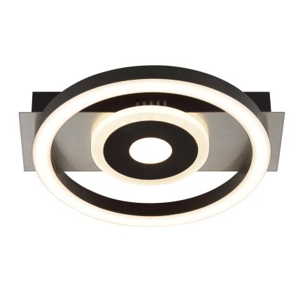 Brilliant - LED стельовий світильник MAUREEN LED/9W/230V з регулюванням яскравості чорний