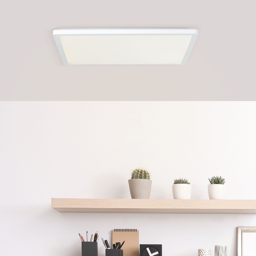Brilliant - LED стельовий світильник MILTON LED/24W/230V 42x42 cm білий