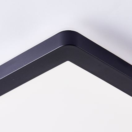 Brilliant - LED стельовий світильник MILTON LED/24W/230V 42x42 см чорний