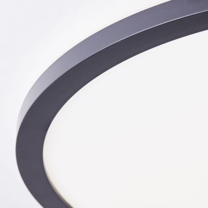 Brilliant - LED стельовий світильник MILTON LED/24W/230V діаметр 42 см чорний