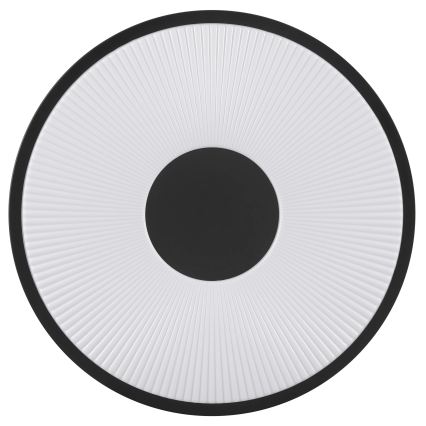 Brilliant - LED стельовий світильник RAKIN LED/18W/230V діам. 33,5 см чорний
