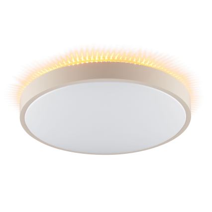 Brilliant - LED стельовий світильник SOLISTRA LED/24W/230V, діаметр 44,5 см, бежевий