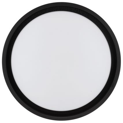 Brilliant - LED стельовий світильник SONORA LED/12 Вт/230 В/3000 К, діаметр 31 см, чорний