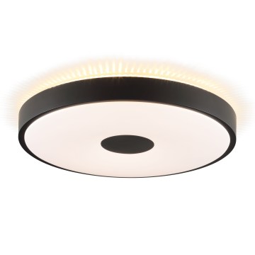 Brilliant - LED-стельовий світильник TAVIS LED/24 Вт/230 В діаметр 44,5 см чорний