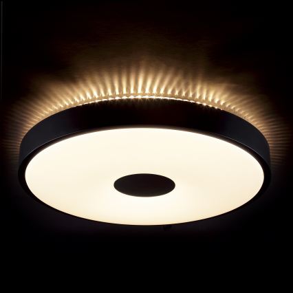 Brilliant - LED-стельовий світильник TAVIS LED/24 Вт/230 В діаметр 44,5 см чорний