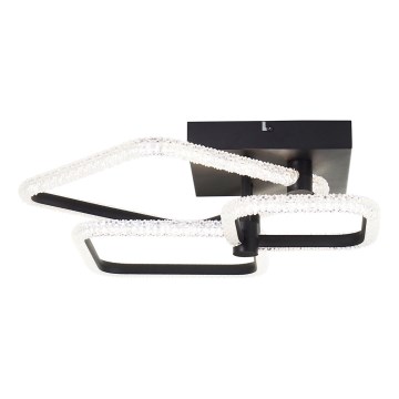 Brilliant - LED стельовий світильник з регулюванням яскравості AYDIN LED/30W/230V 3000-6500K чорний + з пультом дистанційного керування