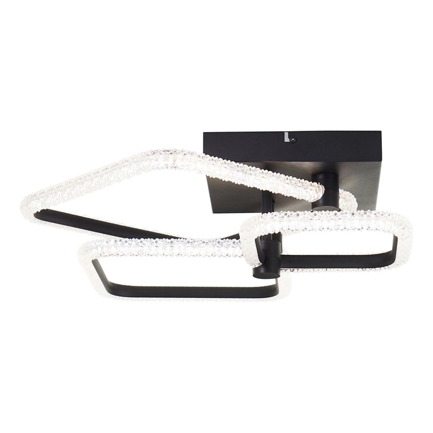 Brilliant - LED стельовий світильник з регулюванням яскравості AYDIN LED/30W/230V 3000-6500K чорний + з пультом дистанційного керування