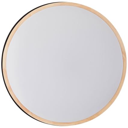 Brilliant - Світлодіодний стельовий світильник з регулюванням яскравості BAARLO LED/36W/230V 3000-6500K діаметр 50 см чорний/каучукове дерево + пульт дистанційного керування