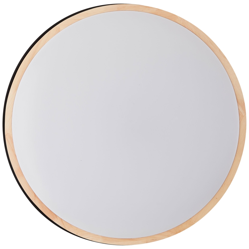 Brilliant - Світлодіодний стельовий світильник з регулюванням яскравості BAARLO LED/36W/230V 3000-6500K діаметр 50 см чорний/каучукове дерево + пульт дистанційного керування